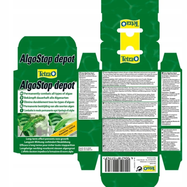 Засіб від водоростей Tetra Algostop Depot 12 таблеток (4004218321311)