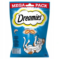 Ласощі для котів Dreamies Mega Pack з лососем 180 г (4008429119118)