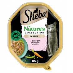 Вологий корм для котів Sheba Nature's Collection з лососем в соусі 85 г (4008429142390)