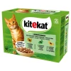 Вологий корм для котів Kitekat птах | індичка | кролик 12 шт x 85 г (4008429157356)