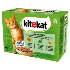 Влажный корм для кошек Kitekat птица | индейка | кролик 12 шт x 85 г (4008429157356)