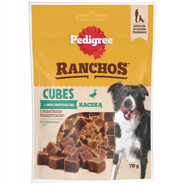 Ласощі для собак Pedigree Ranchos Cubes з качкою 70 г (4008429171697)
