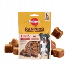 Ласощі для собак Pedigree Ranchos Cubes з яловичиною 70 г (4008429171710)