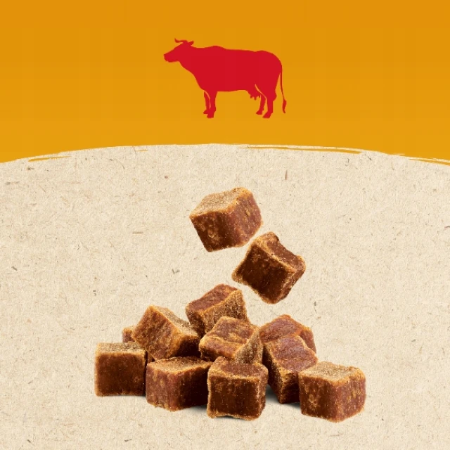 Ласощі для собак Pedigree Ranchos Cubes з яловичиною 70 г (4008429171710)