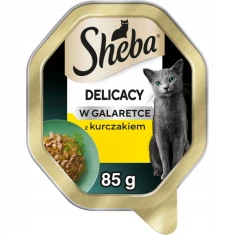 Вологий корм для котів Sheba Classic з куркою в желе 85 г (4008429193576)