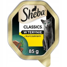 Вологий корм для котів Sheba Classic з куркою паштет 85 г (4008429193644)
