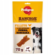 Ласощі для собак Pedigree Ranchos Fillets з куркою 70 г (4008429195952)