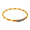 Нашийник світлодіодний Trixie USB силіконовий XS-XL 70 см/10 мм Orange (4011905126463)