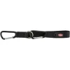 Ремінець з карабінами до ременя безпеки Trixie XS-S 30 см/25 мм Black (4011905127743)