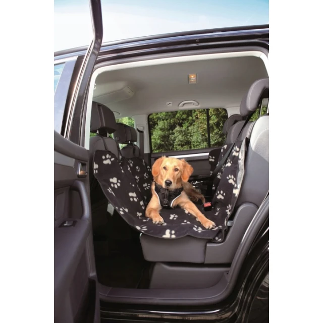 Килимок автомобільний для тварин Trixie 1,4 x 1,45 м Black Beige (4011905132341)