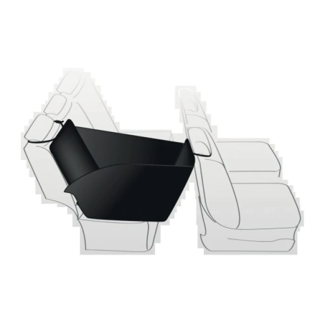 Килимок автомобільний для тварин Trixie 1,4 x 1,45 м Black Beige (4011905132341)