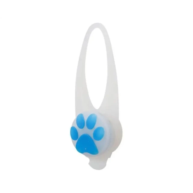 Адресник світловідбивний для собак Trixie 2,4x8 см силіконовий White (4011905134406)