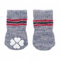 Шкарпетки для собак Trixie протиковзні XXS/XS Grey 2 шт (4011905195001)
