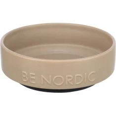 Миска для собак Trixie керамічна з гумовою основою BE NORDIC 0,5 л 16 см (4011905245263)