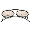 Підставка з керамічними мисками Trixie 2,6 л / 25 см White (4011905246437)