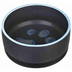 Миска керамічна з гумовою основою Trixie 0,75 л Black/Yellow (4011905247786)