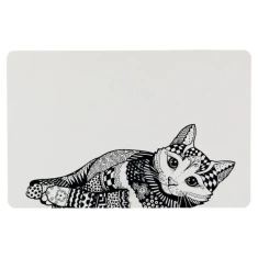 Підстилка під миски Trixie 44x28 см для котів (4011905247885)