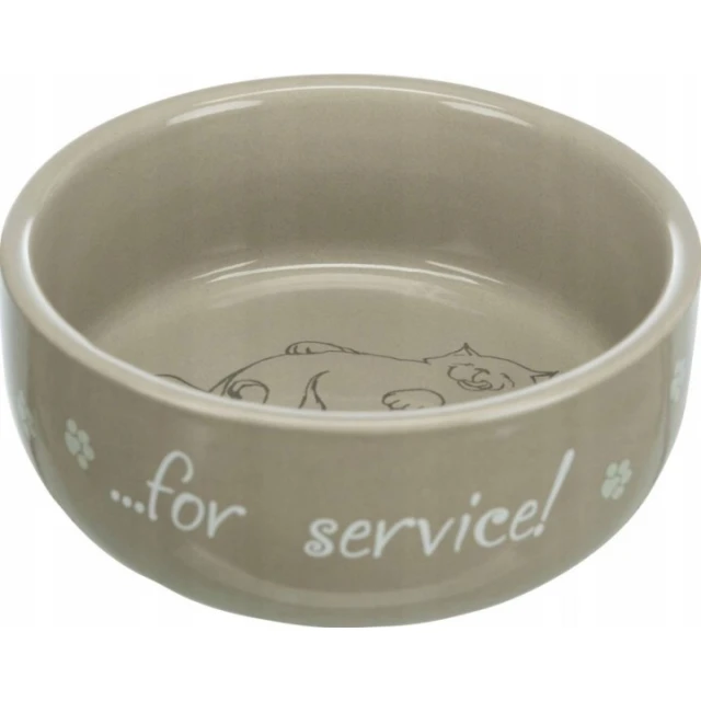 Миска для котів Trixie Thanks for serv 0,3 л (4011905247939)