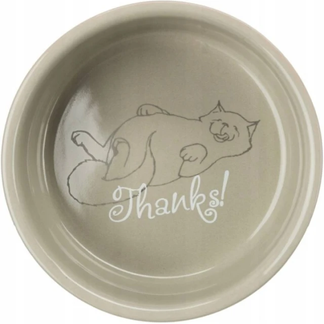 Миска для котів Trixie Thanks for serv 0,3 л (4011905247939)
