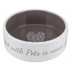 Миска керамическая Trixie PetsHome 0,3 л 12 см Grey (4011905250533)