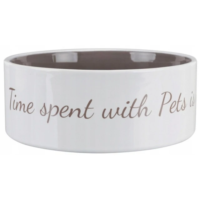 Миска керамическая Trixie PetsHome 0,3 л 12 см Grey (4011905250533)