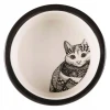 Миска керамічна для котів Trixie 0,3 л 12 см White (4011905251202)