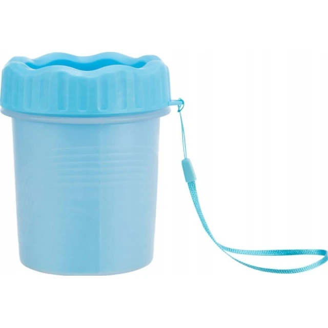 Очищувач лап для собак Trixie силіконовий S/M 9,7-11,9 см Blue (4011905257044)