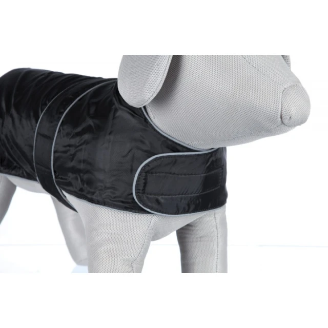 Одяг для собак Trixie плащ світловідбивний L 55 см Black (4011905305172)