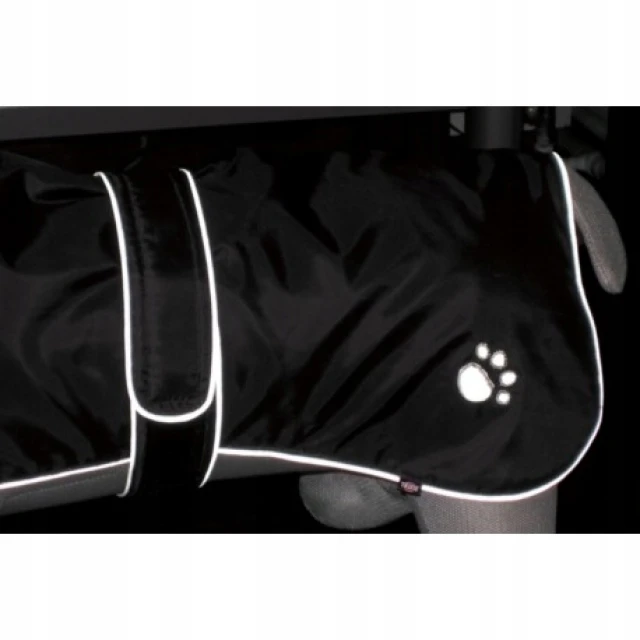 Одяг для собак Trixie плащ світловідбивний L 55 см Black (4011905305172)