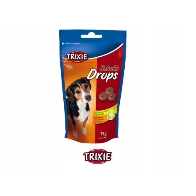 Ласощі Trixie Drops шоколадні 75 г (4011905316116)