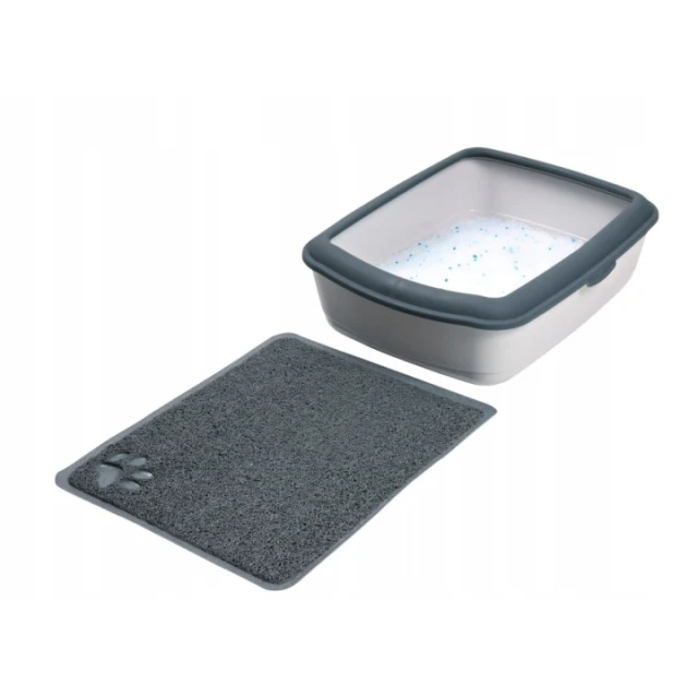 Килимок під туалет для котів Trixie ПВХ 40 x 60 см Grey (4011905403823)