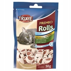 Ласощі для котів Trixie кільця з куркою та лососем 50 г (4011905427027)