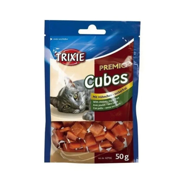 Ласощі для котів Trixie Premio Chicken Cubes з куркою 50 г (4011905427065)