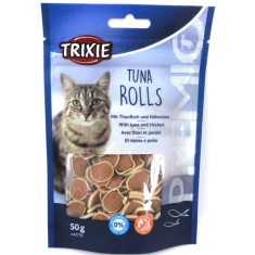 Ласощі для котів Trixie Premio Tuna Rolls з тунцем 50 г (4011905427324)