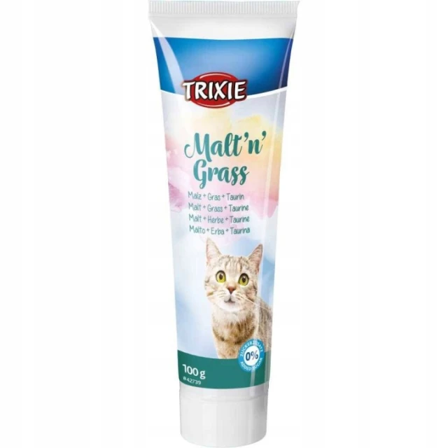 Паста солодова для котів Trixie з травою 100 г (4011905427393)