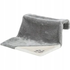 Лежак для котів Trixie на радіатор плюшевий 45x26x31 см Grey (4011905432076)