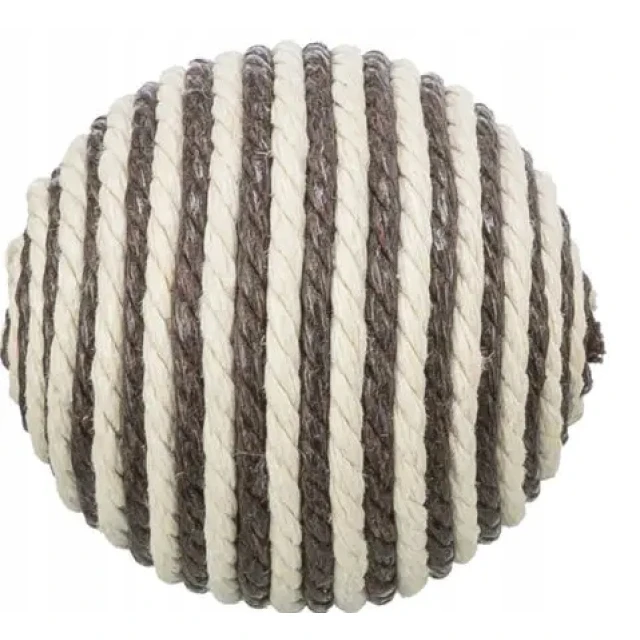 М'яч для котів Trixie сизалевий 4 см Brown/Beige 42 шт (4011905458052)