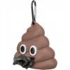 Контейнер для пакетів для прибирання Trixie Poop emoji Brown (4011905692432)