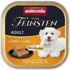 Вологий корм для котів Animonda vom Feinsten Adult Gourmet з куркою та печінкою 150 г (4017721823005)