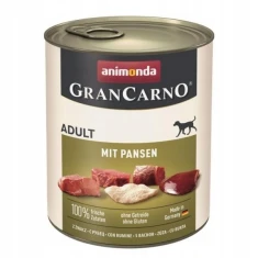 Влажный корм для собак Animonda GranCarno со свининой и рубцом 800 г (4017721828062)