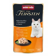 Пауч для котів Animonda Vom Feinsten Adult філе з курячих грудок та качки у соусі 50 г (4017721836906)