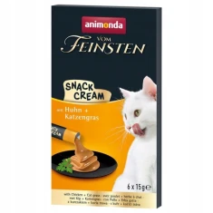 Лакомство для кошек Animonda Snack Cream Adult с курицей 6 шт x 15 г (4017721838658)