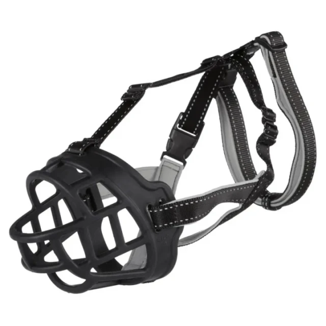 Намордник силіконовий фізіологічний Trixie MuzzleFlex XL-XXL Black (4047974176160)