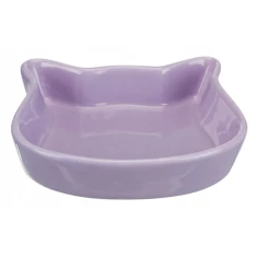 Миска керамічна для котів Trixie 0,25 л 12 см голова кота (4047974244975)