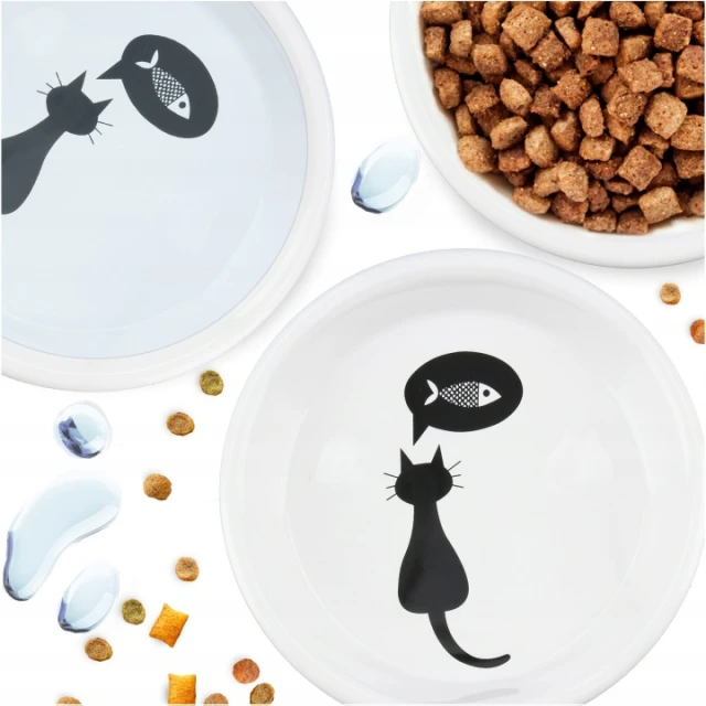 Миска керамічна для котів Trixie 0,25 л 13 см White (4047974244999)