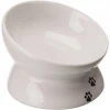 Миска керамічна для котів Trixie ергономічна 0,2 л White (4047974247983)