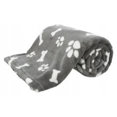 Ковдра для собак і котів Trixie Kenny Plusz 75x50 см Gray (4047974370957)