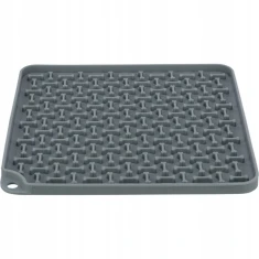 Тацька для ласощів для собак Trixie Lick'n'Snack квадратна 20x20 см Dark Grey (4053032637283)