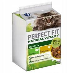 Вологий корм для котів Perfect Fit Adult з птицею в соусі 6 шт x 50 г (4770608259600)