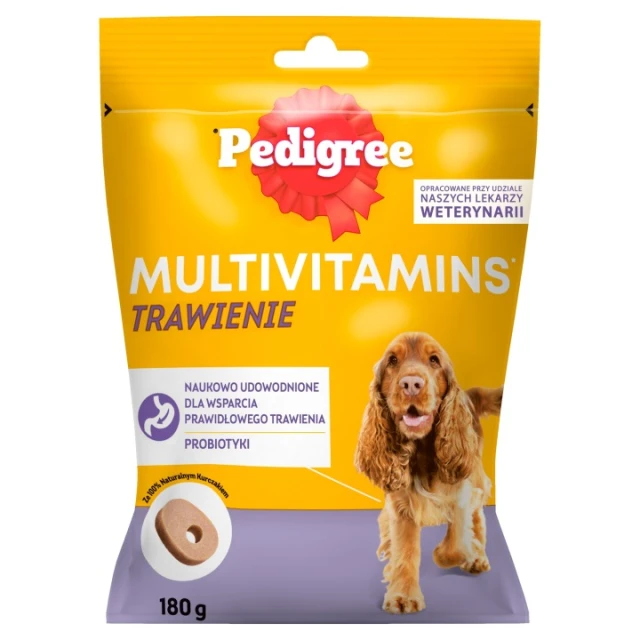 Кормова добавка для собак Pedigree Multivitamins для травлення з куркою 180 г (5010394005197)